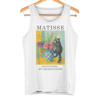 Matisse Con Mapache Famosa Obra De Arte Arte Estético Camiseta sin mangas - Regaloses