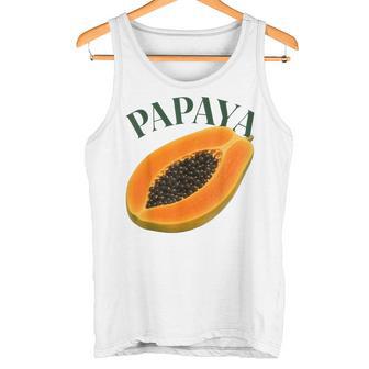 Papaye Fruit Tropical Foodie Produire Une Orange Fraîche Amusante Débardeur e - Cadeauxyz