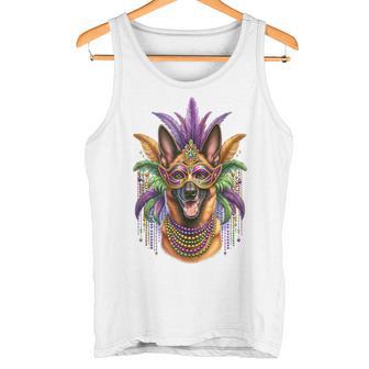 Perro Belga Malinois Mardi Gras In Mangas Camiseta sin mangas - Regaloses