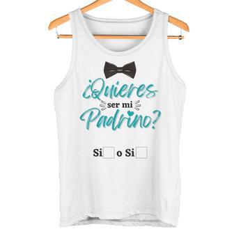 Quiereser Mi Padrino Bebe Regalos Para Padrinos Y Madrinas Camiseta sin mangas - Regaloses