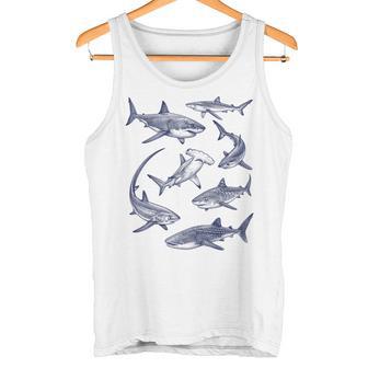 Requinintage Animaux Marins Pour Les Amateurs De Requins Débardeur e - Cadeauxyz