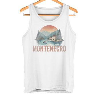 Retro Montenegro Paisajeintage Recuerdo Camiseta sin mangas - Regaloses