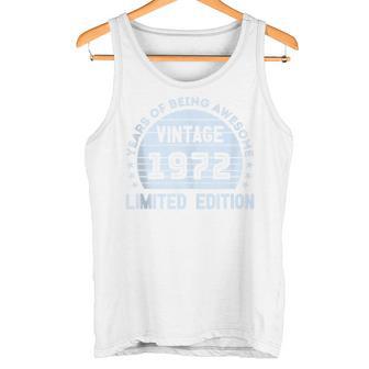 Sintage De 1972 Para Hombre Retro Divertidas Cumpleaños De 1972 In Mangas Camiseta sin mangas - Regaloses