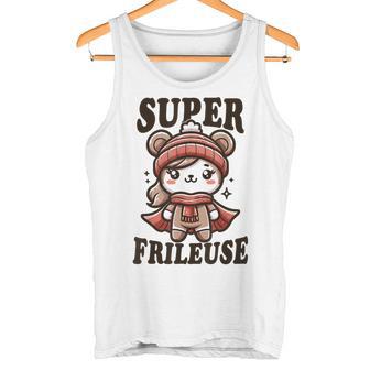 Super Frileuse Froid Héroïne Hiver Frissonarcasme Noël Débardeur e - Cadeauxyz