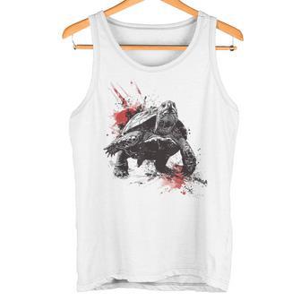 Tortue Imprimé Animal Dessin Graphique Illustration Abstrait Tortue Débardeur e - Cadeauxyz