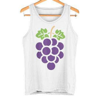 Uvas De Frutas Minimalistaimple Racimo De Uvas Camiseta sin mangas - Regaloses