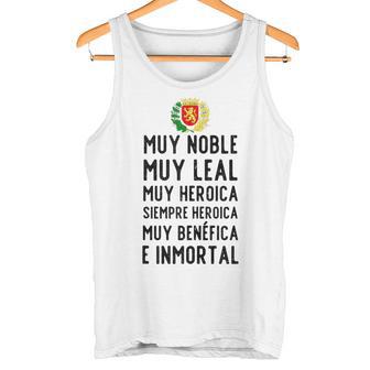 Zaragoza Escudo Muy Noble El Pilar In Mangas Camiseta sin mangas - Regaloses