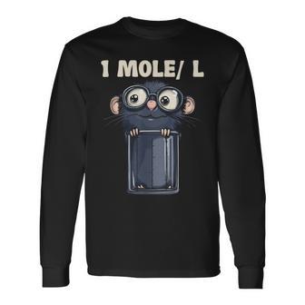 1 MoleL Taupe Chimie Amusante T-shirt à manches longues - Cadeauxyz