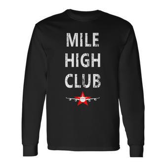 Aereo Mile High Club Maglietta a maniche lunghe - Novitaregali