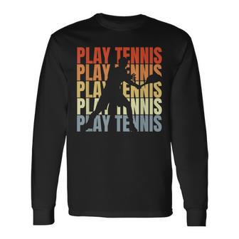 Aficionado Al Tenis Jugar Al Tenis Amante Del Tenis Camiseta de manga larga - Regaloses