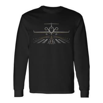 Airplane Aviation Aviator Flight Pilot Pilot Long Sleeve T-Shirt | Seseable UK