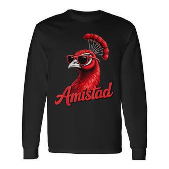 Amistad House Of Friendship School Spirit Students Long Sleeve T-Shirt - Thegiftio UK