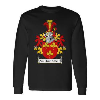 Armoiriesan Dern Blason De La Famille T-shirt à manches longues - Cadeauxyz