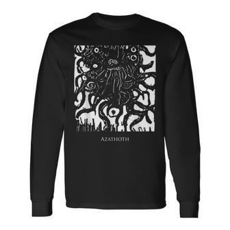 Azathoth Chaos Horreur Cosmique Cthulhu Mythe Anciens God T-shirt à manches longues - Cadeauxyz
