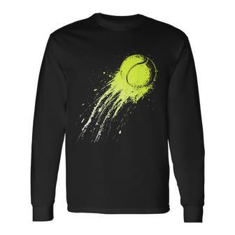 Balle De Tennis Rétro Pour Amateur De Tennis T-shirt à manches longues - Cadeauxyz