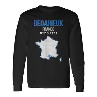 Bédarieux Franceille T-shirt à manches longues - Cadeauxyz