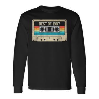 Best Of 1987 Compleanno 35 Anni Regalo Uomo Donna Maglietta a maniche lunghe - Novitaregali