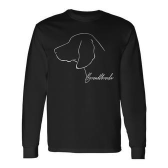 Brandlbracke Profil Jagdhund Hunderasse Jäger Hund Hunde Langarmshirts - Geschenkecke