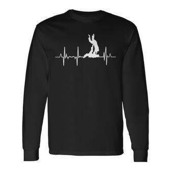 Brazilian Jiu Jitsu Latido Artista Marcial Ecg Camiseta de manga larga - Regaloses
