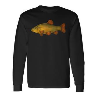 Cadeau Pêche Tanche Pêcheur Poisson D’Eau Douce T-shirt à manches longues - Cadeauxyz