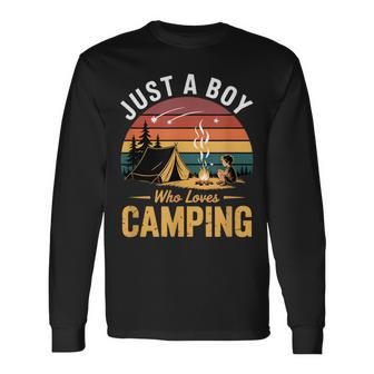 Camping Para Niños Camiseta de manga larga - Regaloses