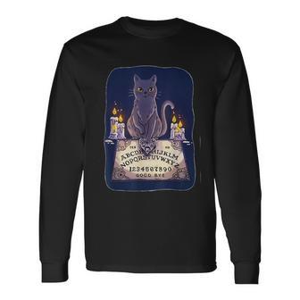 Chat De Planche Ouija T-shirt à manches longues - Cadeauxyz