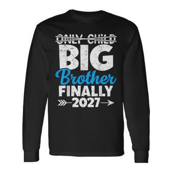 Only Child Expires 2027 Promoted To Big Brother Finally Long Sleeve T-Shirt | Seseable UK