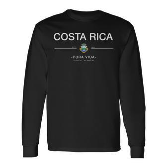 Costa Ricaacaciones A Costa Rica Amigo Regalo Costa Rica Camiseta de manga larga - Regaloses