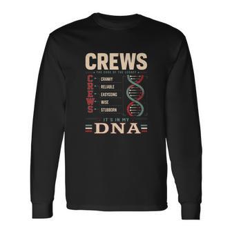 Crews Shirt The Perfect Name Long Sleeve T-Shirt | Seseable UK