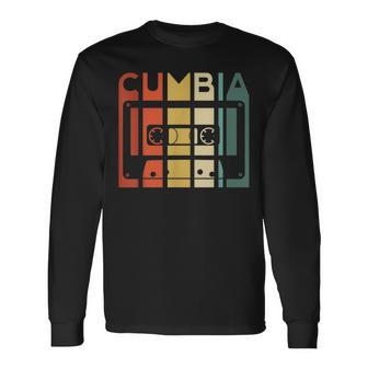 Cumbia Latina Baile De Danse Latine Colombie Espanol Ella T-shirt à manches longues - Cadeauxyz
