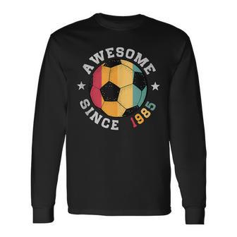 Cumpleaños Jugador De Fútbol 41 Años Impresionante Desde 1985 Fútbol In Mangas Camiseta de manga larga - Regaloses