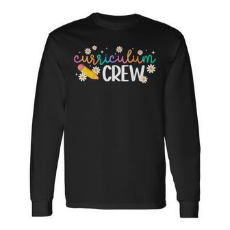 Curriculum Crew School Curriculum Coordinator Squad Long Sleeve T-Shirt - Thegiftio UK