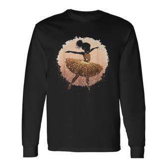 Danseuse Ballerine Graphique Danse Ballet Cadeau Ballerine T-shirt à manches longues - Cadeauxyz