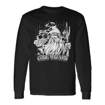 Desarrollador Mago Programadores Computadora Programador Camiseta de manga larga - Regaloses
