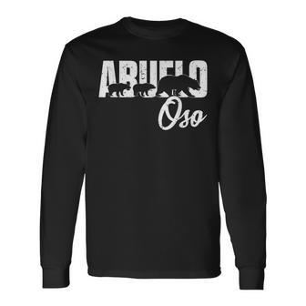 Día Del Padre Abuelo Oso Abuelo Camiseta de manga larga - Regaloses