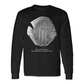 Discus Cichlidésymphysodon Aquarist T-shirt à manches longues - Cadeauxyz