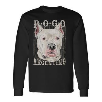 Dogo Argentino Hunde Dogo Argentinos Langarmshirts - Geschenkecke