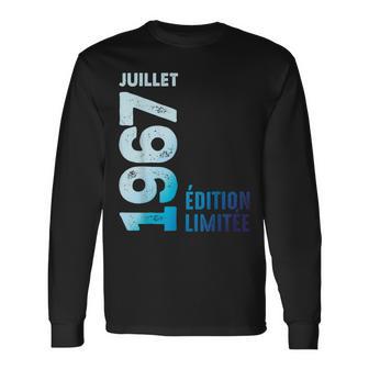 Édition Limitée 1967 Juillet 1967 Retro Year 1967Intage 1967 T-shirt à manches longues - Cadeauxyz