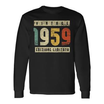Edizione Limitata 1959 Donna Uomo 63° Compleanno Maglietta a maniche lunghe - Novitaregali
