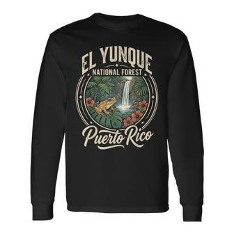 El Yunque National Forest Puerto Rico Long Sleeve T-Shirt - Monsterry