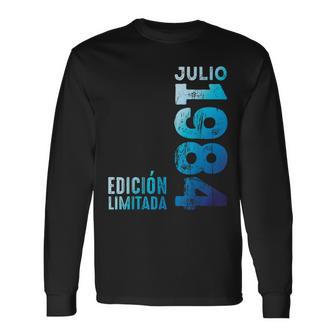 En Julio 1984 Año 1984 Retro 1984Endimia 1984 Desde 1984 Camiseta de manga larga - Regaloses