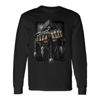 Espiral Original Game Over Parque Gótico In Mangas Camiseta de manga larga - Regaloses