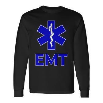 Estrella De Laida Emt Ems Emergencia Técnica Deervicios Médicos Camiseta de manga larga - Regaloses