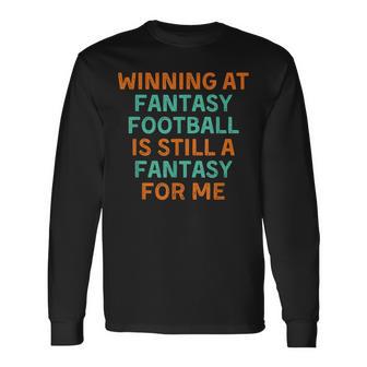 Fantasy Football Loser Camiseta de manga larga - Regaloses