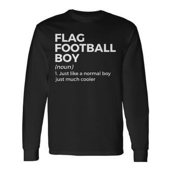 Flag Football Boy Camiseta de manga larga - Regaloses
