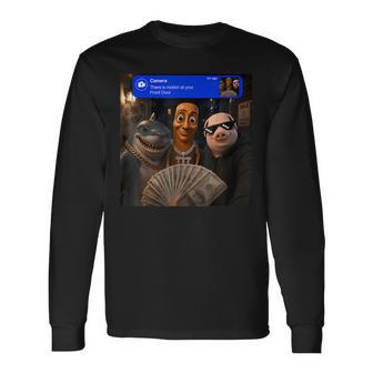 Meme Tung Sahur Triple T John Pork Tralalero Tralala Long Sleeve T-Shirt - Thegiftio UK