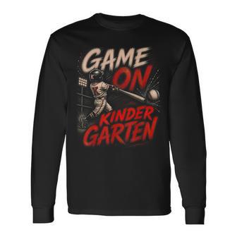 Game On Kindergarten Back To School Boys Long Sleeve T-Shirt - Thegiftio UK