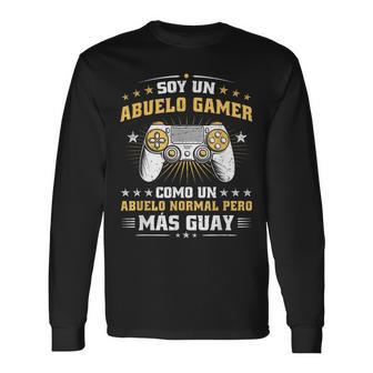 Gamer Abueloideo Gamer Divertido Regalo Día Del Padre Camiseta de manga larga - Regaloses