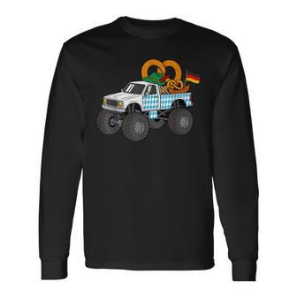 German Truck Pretzel Oktoberfest Festival Boys Kids Toddler Long Sleeve T-Shirt | Seseable UK