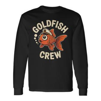 Goldfish Owner Goldfish Crew Long Sleeve T-Shirt - Thegiftio UK